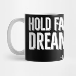 Hold Fast To Dreams, Langston Hughes, Black History, Quote Mug